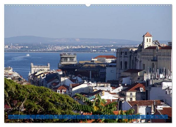Produktbild: BlickPunkt Lissabon (hochwertiger Premium Wandkalender 2026 DIN A2 quer), Kunstdruck in Hochglanz