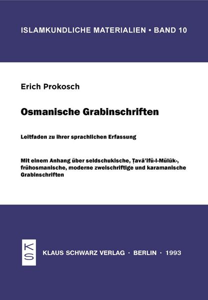 Produktbild: Osmanische Grabinschriften