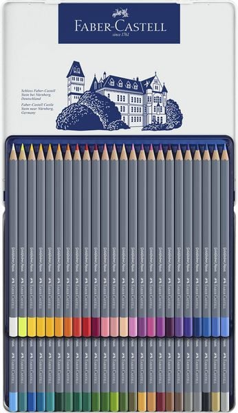 Produktbild: Faber-Castell Farbstifte Goldfaber, 48er Set Metalletui