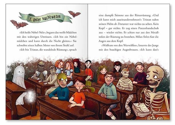 Produktbild: Die Mitternachtsschule - Erste Stunde Geisterkunde (Die Mitternachtsschule, Bd. 1)