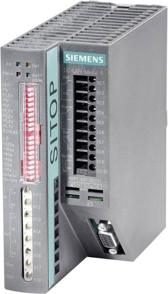 Siemens SITOP DC-USV-MODUL 6A DC 24V 6EP19312DC21 Industrielle USV-Anlage
