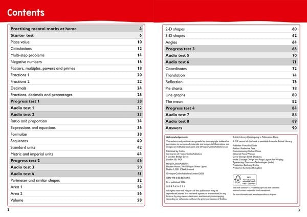 Produktbild: Year 6 Mental Maths SATs Targeted Practice Workbook