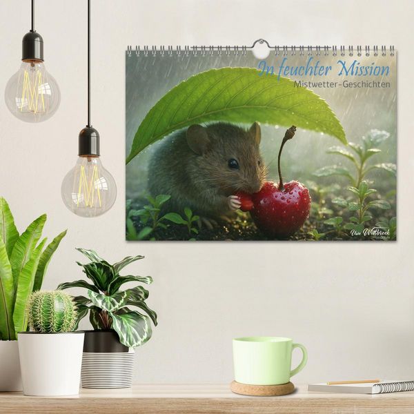 Produktbild: In feuchter Mission - Mistwetter Geschichten (Wandkalender 2026 DIN A4 quer), CALVENDO Monatskalender