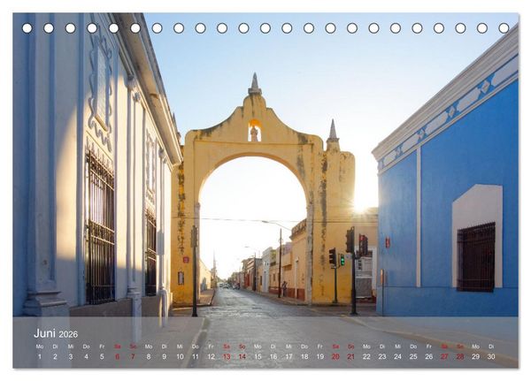 Produktbild: Bekanntes und Unbekanntes MEXIKO (Tischkalender 2026 DIN A5 quer), CALVENDO Monatskalender