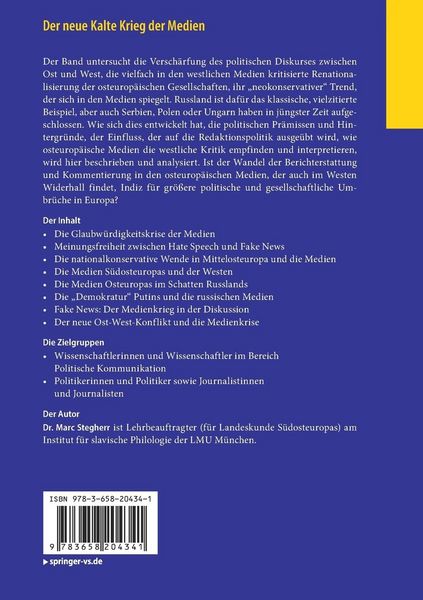 Produktbild: Der neue Kalte Krieg der Medien