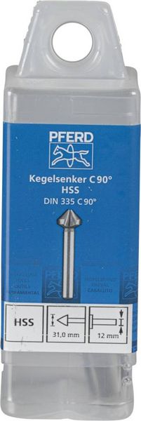 Produktbild: PFERD TOOLS KES HSS DIN 335 C90&deg; 31,0 25202119 Kegelsenker 31mm HSS 1St.