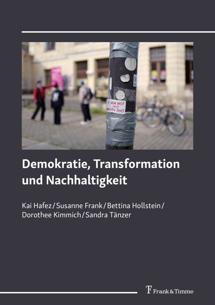 Produktbild: Demokratie, Transformation und Nachhaltigkeit