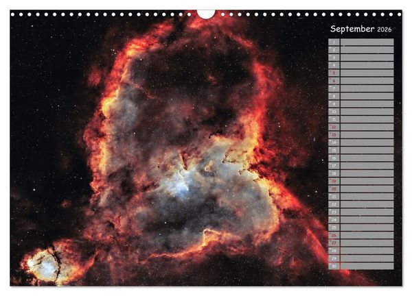 Produktbild: Deep-Sky Amateurastronomie (Wandkalender 2026 DIN A3 quer), CALVENDO Monatskalender