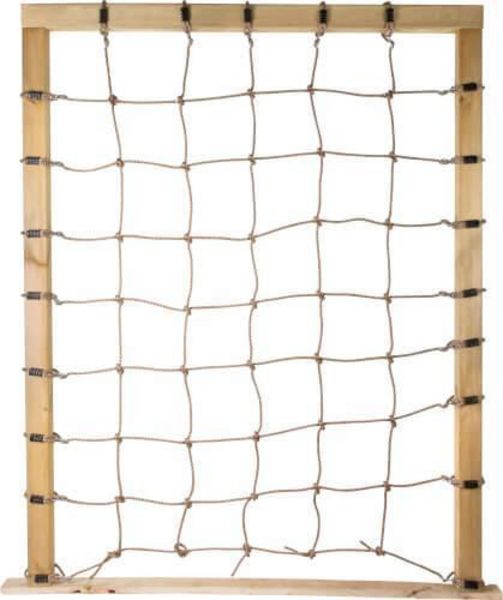 Kletternetz mit Achterhaken