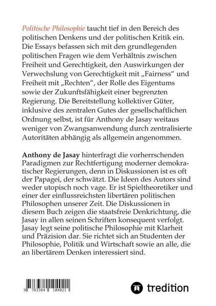 Produktbild: Politische Philosophie