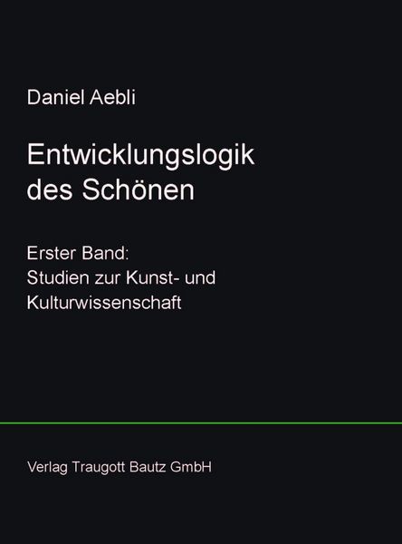 Produktbild: Entwicklungslogik des Sch&ouml;nen