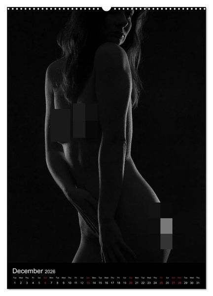 Produktbild: Erotic Silhouettes / UK-Version (High Quality Premium Wall Calendar 2026 DIN A2 portrait),CALVENDO 12 Month Wall Calendar