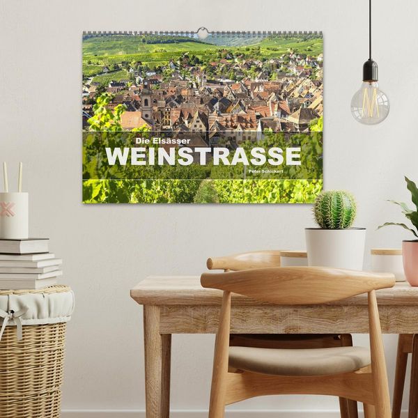 Produktbild: Die Els&auml;sser Weinstra&szlig;e (Wandkalender 2026 DIN A3 quer), CALVENDO Monatskalender