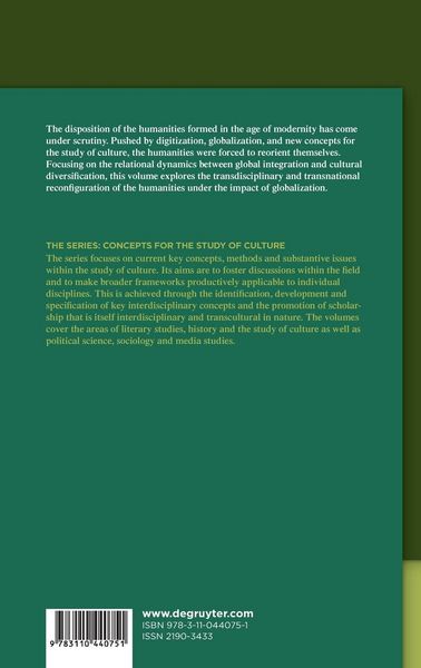 Produktbild: The Humanities between Global Integration and Cultural Diversity