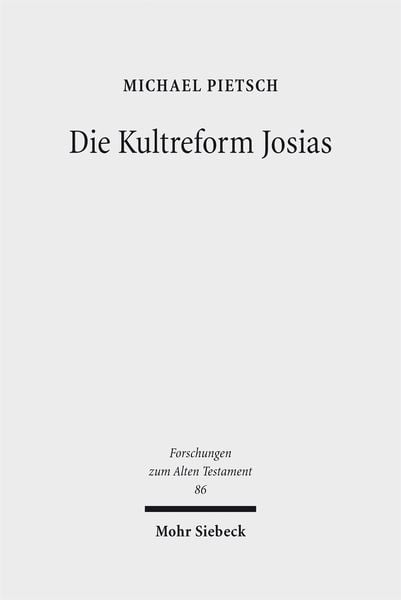 Produktbild: Die Kultreform Josias