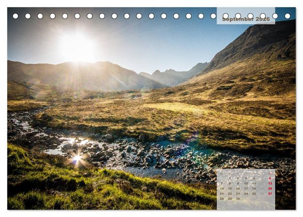Produktbild: Rauhes Schottland (Tischkalender 2026 DIN A5 quer), CALVENDO Monatskalender