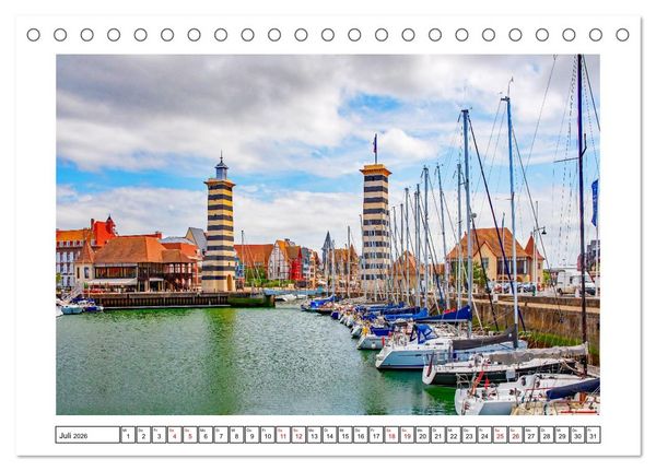 Produktbild: Normandie - Frankreichs wundersch&ouml;ner Norden (Tischkalender 2026 DIN A5 quer), CALVENDO Monatskalender