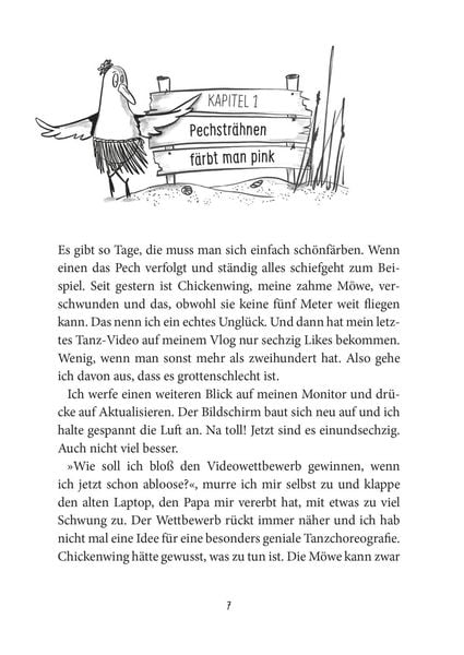 Produktbild: Pechstr&auml;hnen f&auml;rbt man pink