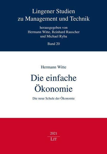 Produktbild: Witte, H: Die einfache &Ouml;konomie