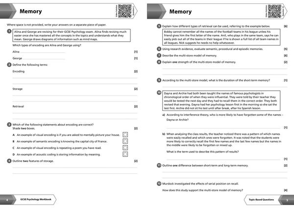 Produktbild: Aqa Gcse 9-1 Psych Wb