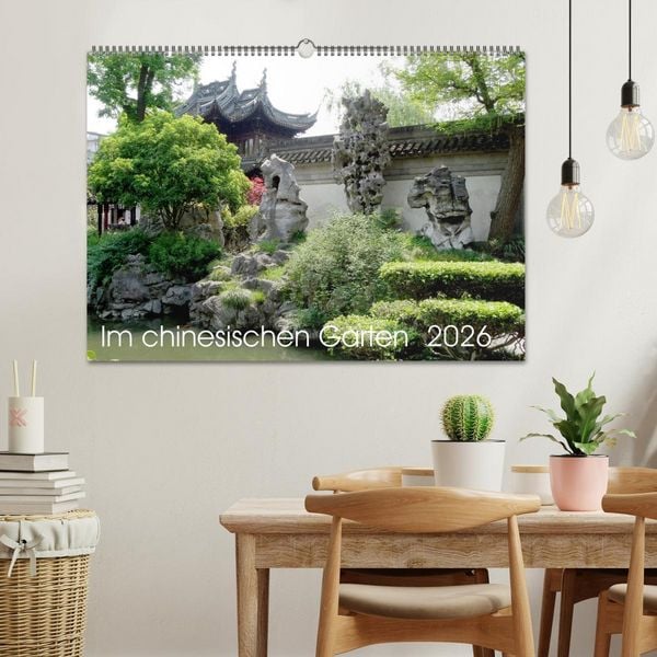 Produktbild: Im chinesischen Garten (Wandkalender 2026 DIN A2 quer), CALVENDO Monatskalender