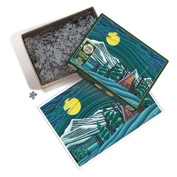 Produktbild: COBBLE HILL PUZZLES - Winterliche Ruhe 1000 Teile