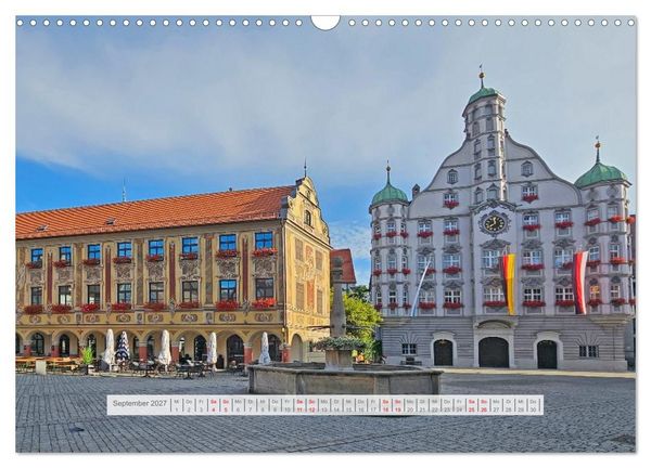Produktbild: Der Illerradweg zwischen Oberstdorf und Ulm (Wandkalender 2027 DIN A3 quer), CALVENDO Monatskalender