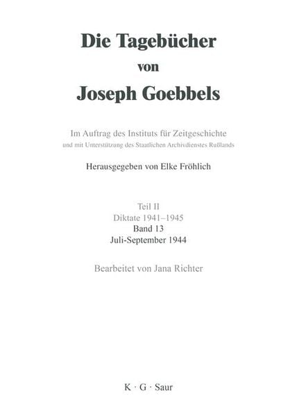Produktbild: Juli - September 1944