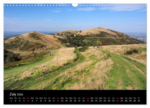Produktbild: The Malvern Hills (Wall Calendar 2026 DIN A3 landscape), CALVENDO 12 Month Wall Calendar