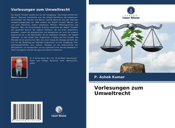 Vorlesungen zum Umweltrecht, Taschenbuch von P. Ashok Kumar, Verlag Unser Wissen, 9786204215730