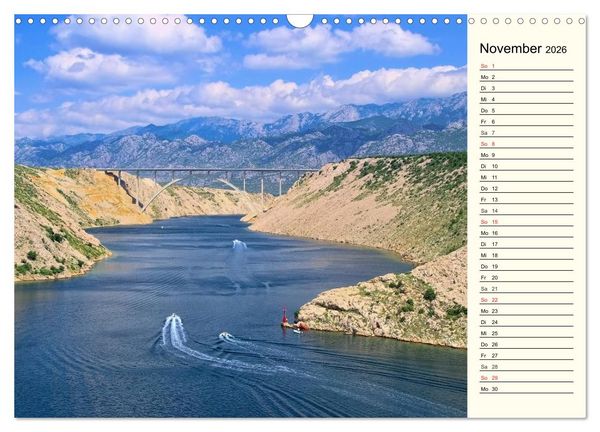Produktbild: Kroatien (Wandkalender 2026 DIN A3 quer), CALVENDO Monatskalender