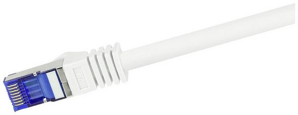 Produktbild: LogiLink C6A041S RJ45 CAT 6a S/FTP 1.50 m Wei&szlig; 1 St.