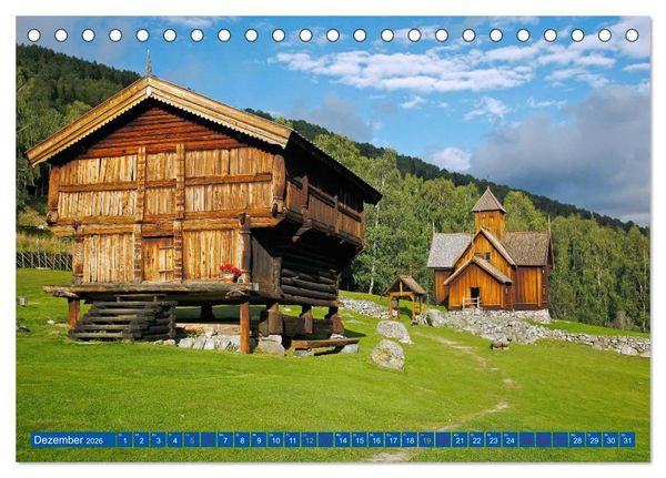 Produktbild: Faszination Skandinavien (Tischkalender 2026 DIN A5 quer), CALVENDO Monatskalender