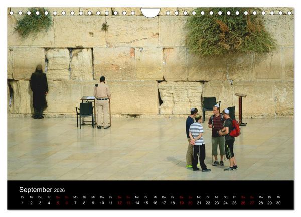Produktbild: Jerusalem, Bilder die einen bewegen (Wandkalender 2026 DIN A4 quer), CALVENDO Monatskalender