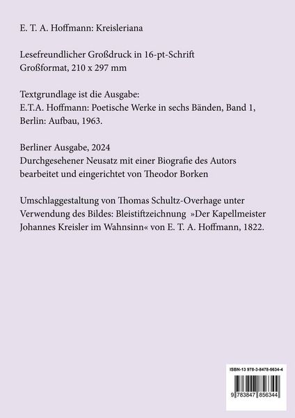 Produktbild: Kreisleriana (Gro&szlig;druck)