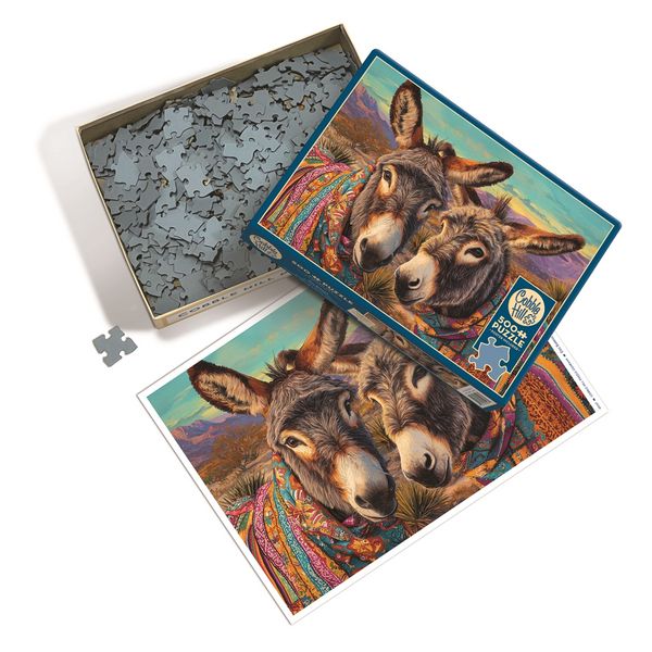Produktbild: COBBLE HILL PUZZLES - Dos Burros 500 Teile