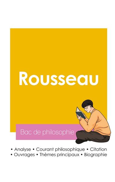 Produktbild: R&eacute;ussir son Bac de philosophie 2026 : Analyse du philosophe Jean-Jacques Rousseau