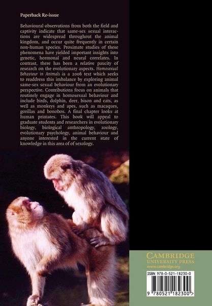 Produktbild: Homosexual Behaviour in Animals