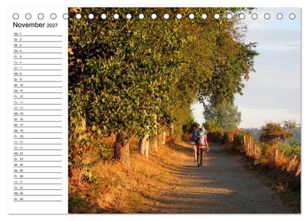 Produktbild: Jakobsweg - Camino Primitivo (Tischkalender 2027 DIN A5 quer), CALVENDO Monatskalender