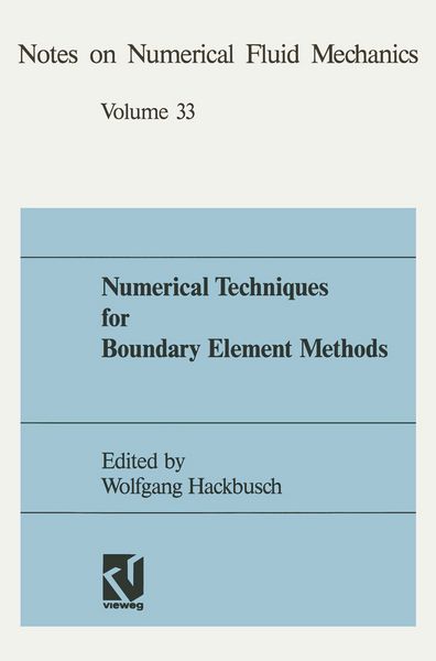 Produktbild: Numerical Techniques for Boundary Element Methods