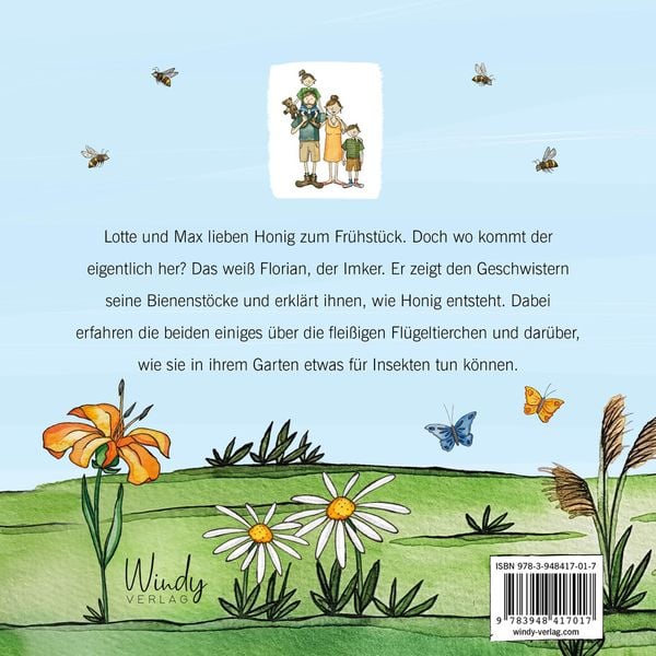 Lotte und Max besuchen die Bienen
