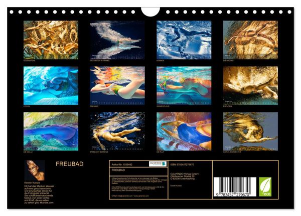 Produktbild: FREUBAD (Wandkalender 2026 DIN A4 quer), CALVENDO Monatskalender