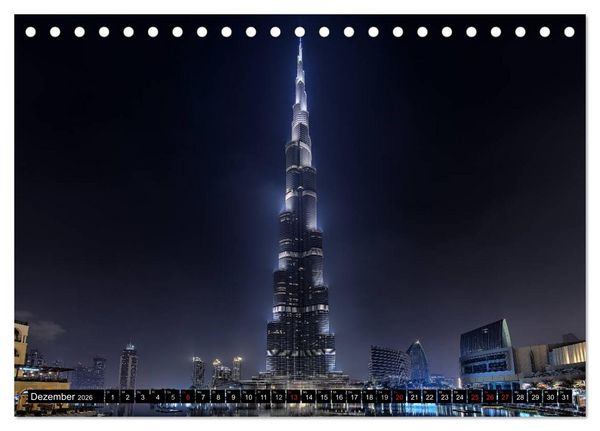 Produktbild: Dubai - City of dreams (Tischkalender 2026 DIN A5 quer), CALVENDO Monatskalender