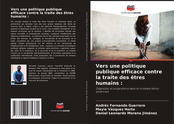 Produktbild: Vers une politique publique efficace contre la traite des &ecirc;tres humains :
