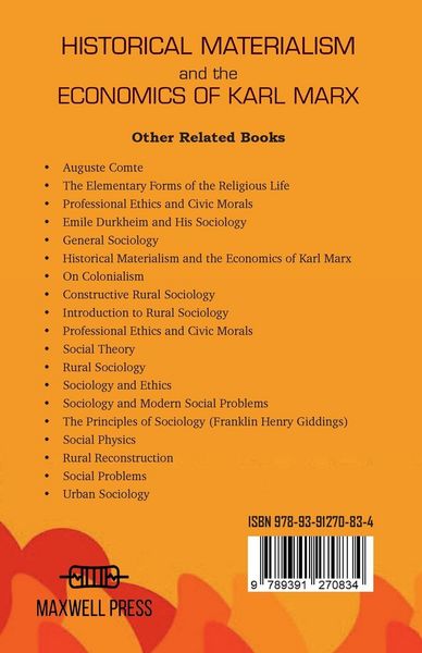 Produktbild: Historical Materialism and theEconomics of Karl Marx