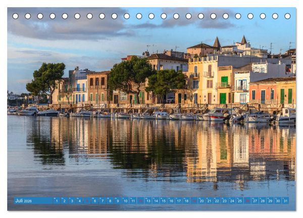 Produktbild: Mallorca, Sehnsuchtsinsel im Mittelmeer (Tischkalender 2026 DIN A5 quer), CALVENDO Monatskalender