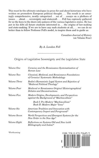 Produktbild: Origins of Legislative Sovereignty and the Legislative State