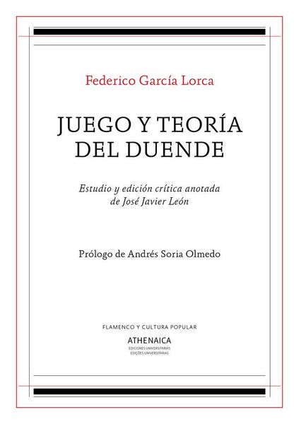 Produktbild: Federico Garc&iacute;a Lorca, Juego y teor&iacute;a del duende