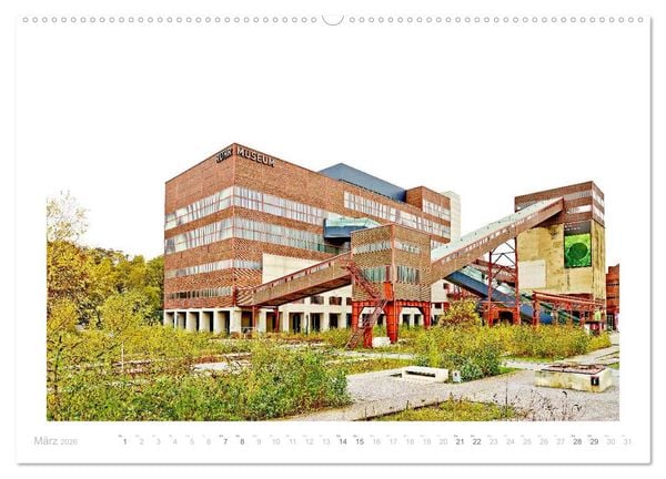 Produktbild: Zeche Zollverein. Weltkulturerbe. (Wandkalender 2026 DIN A2 quer), CALVENDO Monatskalender