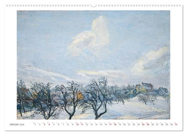 Produktbild: Landschaft im Licht. Daniel Wohlgemuth 1876-1967 (Wandkalender 2026 DIN A2 quer), CALVENDO Monatskalender